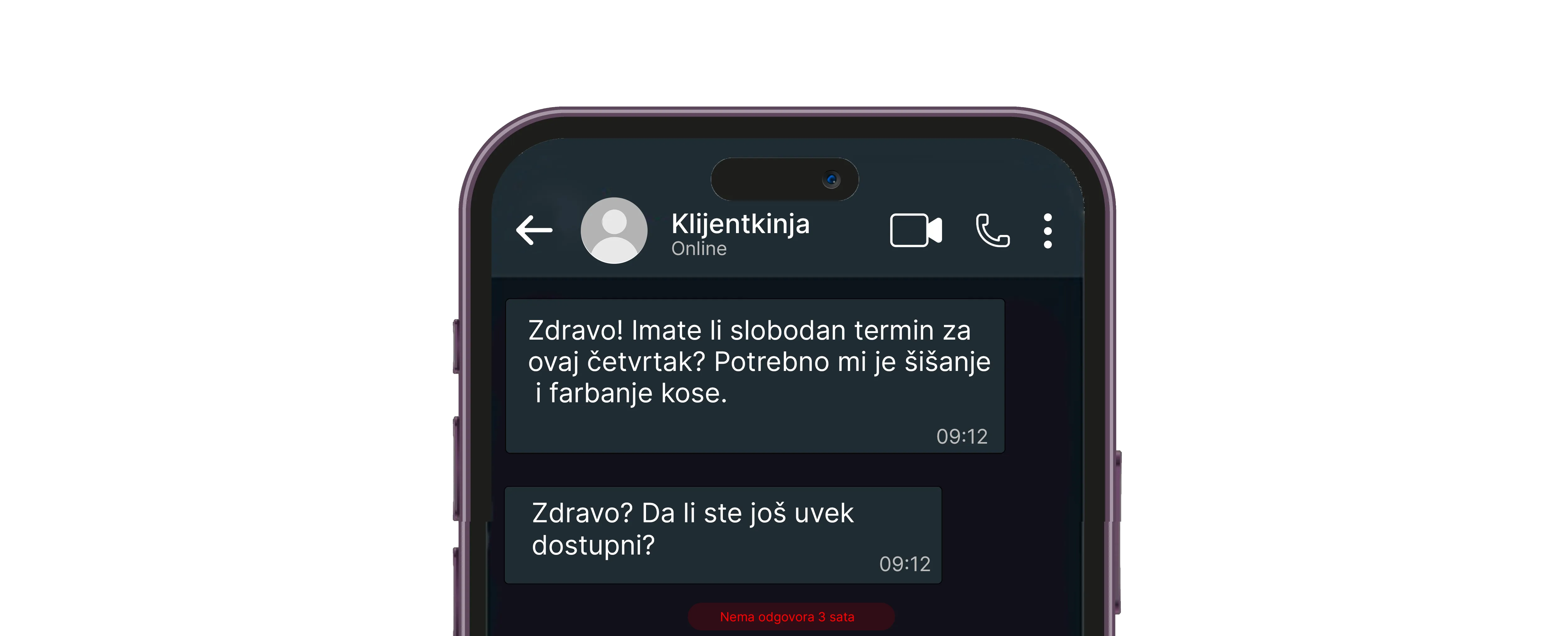 Klijentkinja čeka termin - a ti ne stigneš da odgovoriš